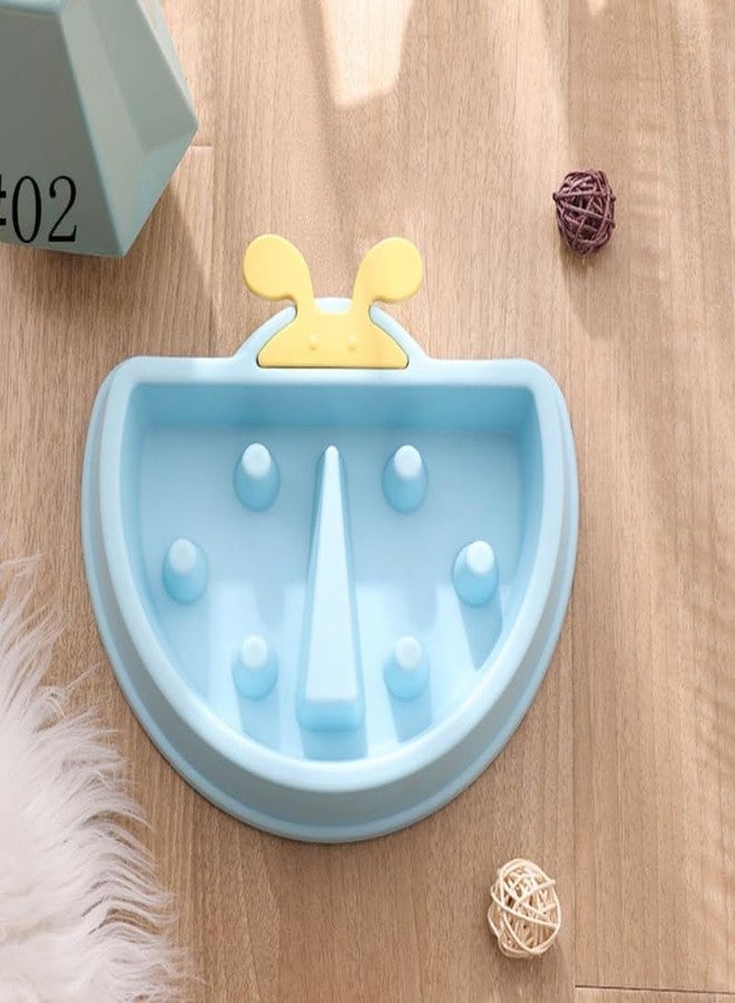 KittuPet Pet Food Bowl Cartoon Shape Slow Feeding Silicone Mat Cat Dog Food Dispenser Feeding Bowl Pet Supplies Pet Food Bowl Suction (Pack of 1) - Image 1